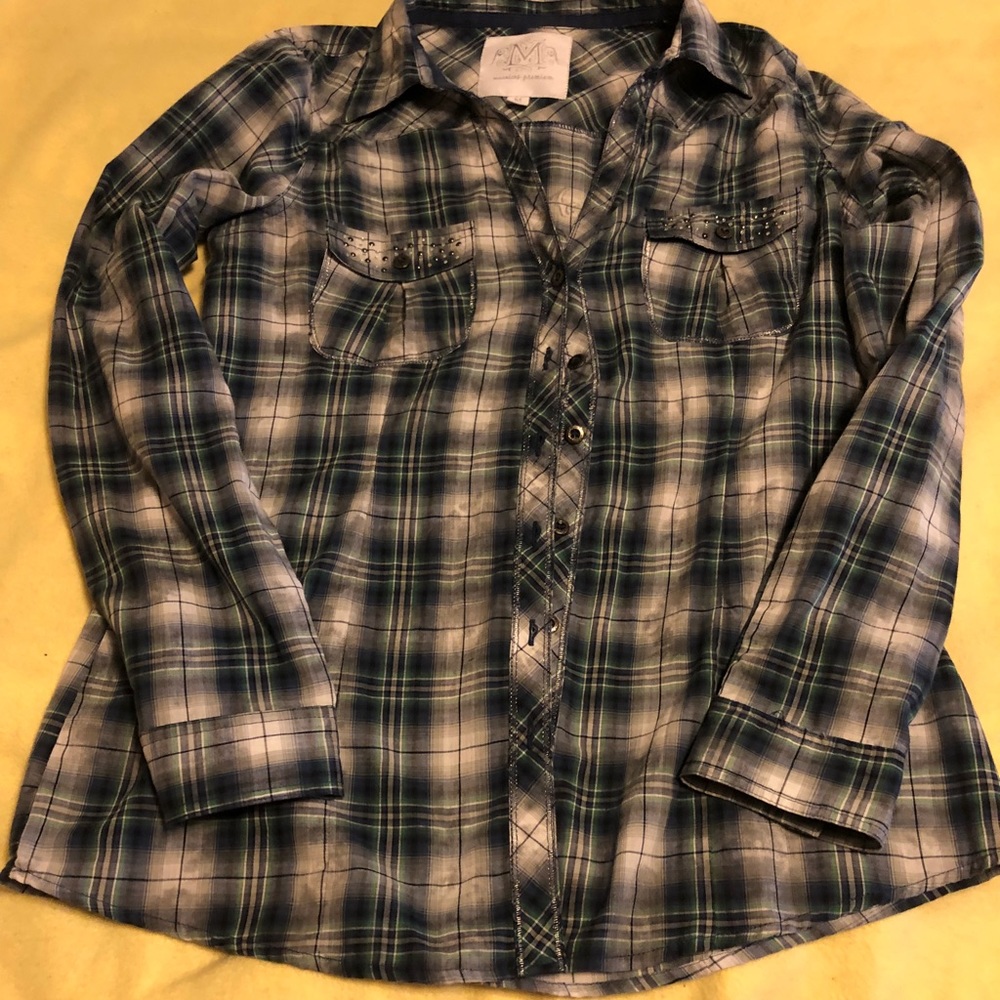 NWOT plaid shirt